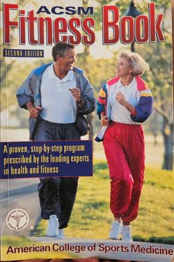 ASCM FITNESS BOOK SECOND EDITION AMERICAN COLLEGE OF SPORTS MEDICINE PAPERBACK