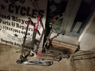 3 different razor scooters take em all or buy 1