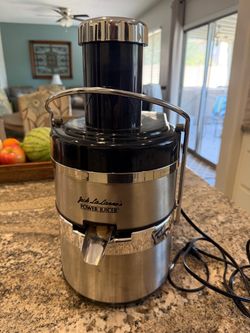 Jack Lalanne's Power Juicer Deluxe, Black and Chrome