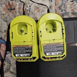 2 Ryobi Chargers