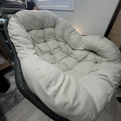 Oversized Rattan Royal Rocking Chair