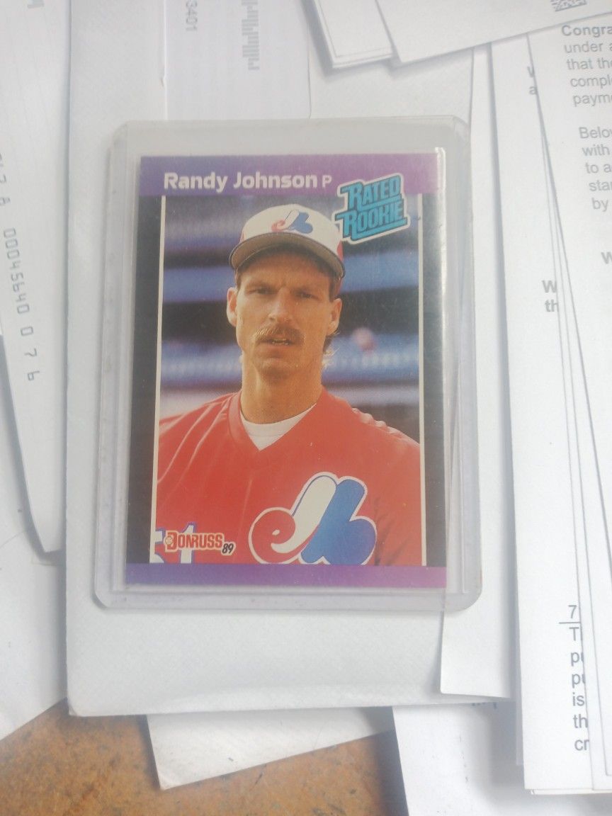 1989donruss Randy Johnson Rated Rookie#42