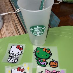 HELLO KITTY HALLOWEEN STARBUCKS CUP