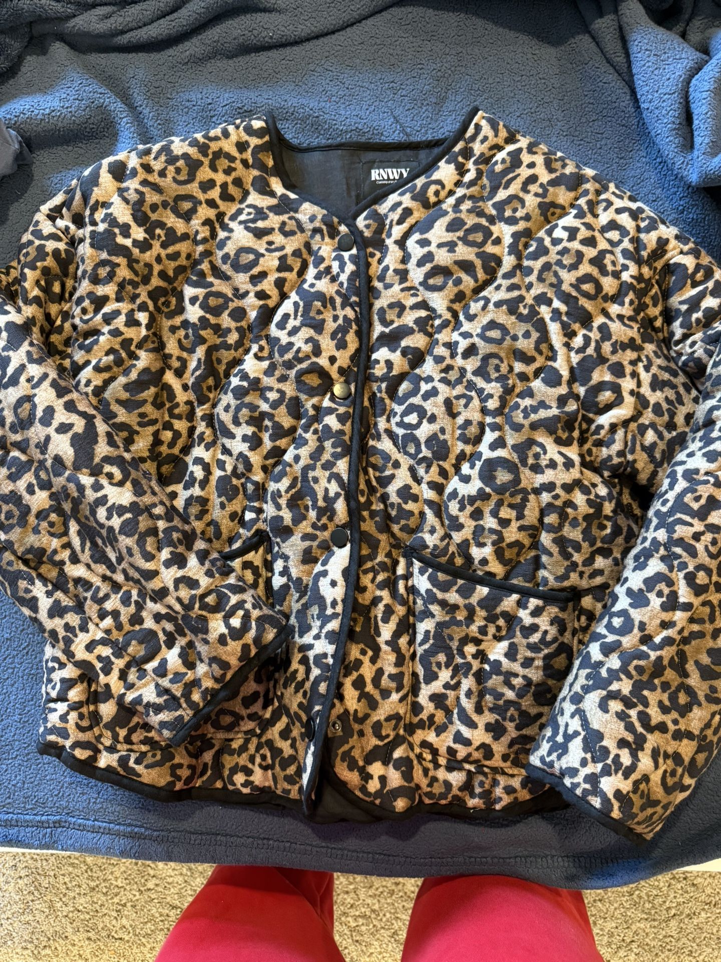 Quilted Leopard Jacket