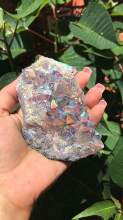 Aura Amethyst Natural Cluster