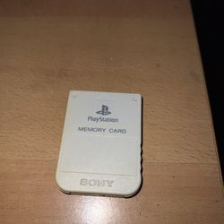 Ps1 Memory card 