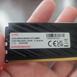 16 G DDR 5 5600 Memory RAM Ideal For A Gaming Pc