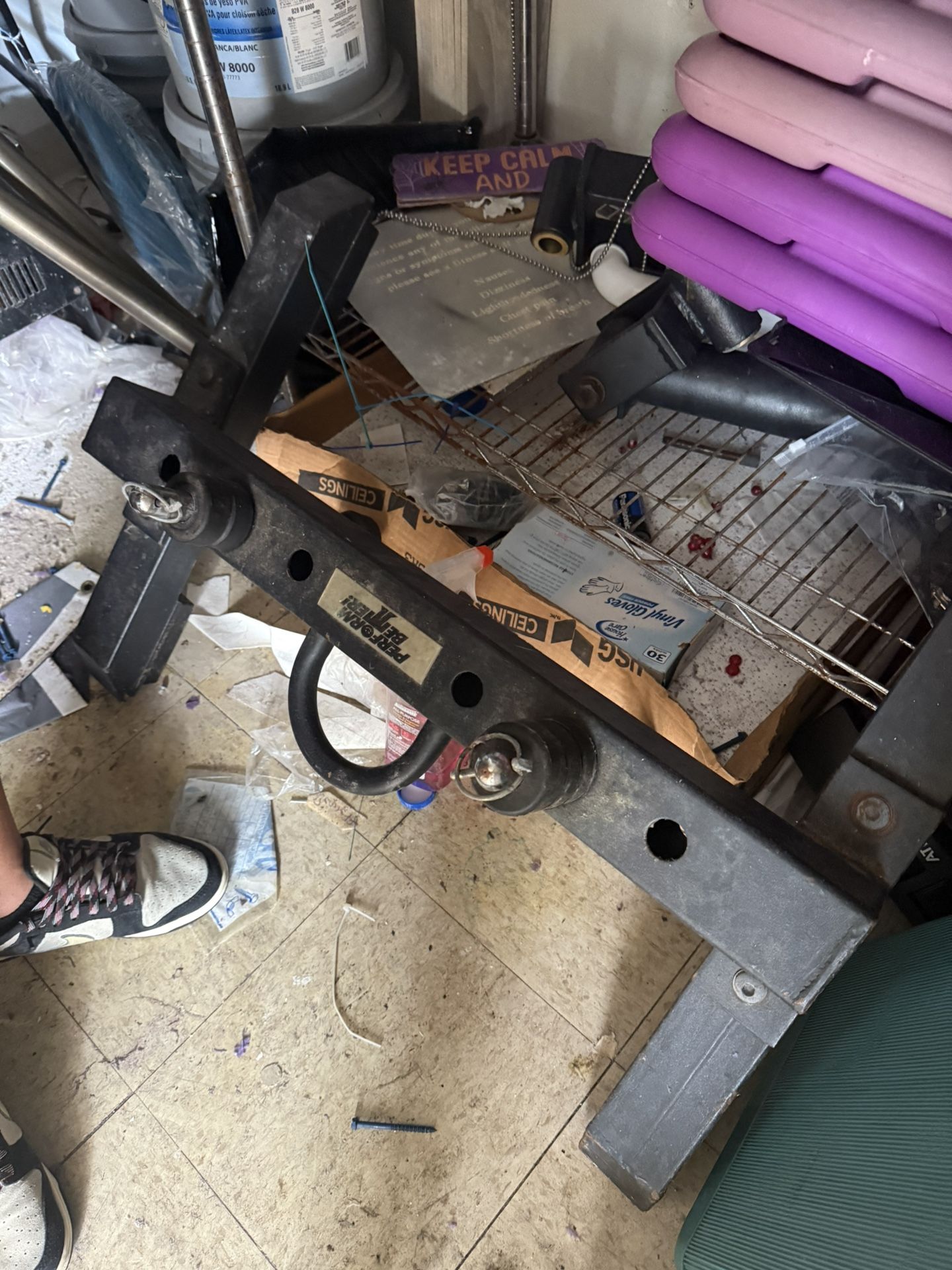 Land Mine And Dumbbell Rack BENCH