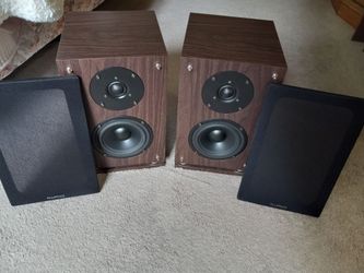 Fluance Home Audio Stereo System Bookshelf speakers