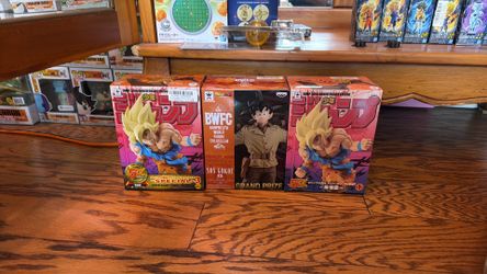 Limited edition Goku dbz figures Brand new!