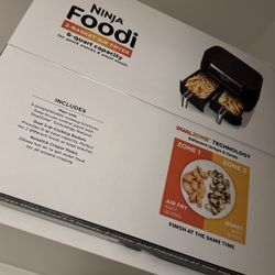 Ninja Foodi 6qt 5-in-1 2-Basket Air Fryer