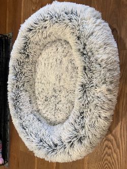 Orthopedic dog bed for medium size dog.