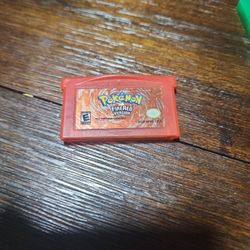 Authentic FireRed GBA 