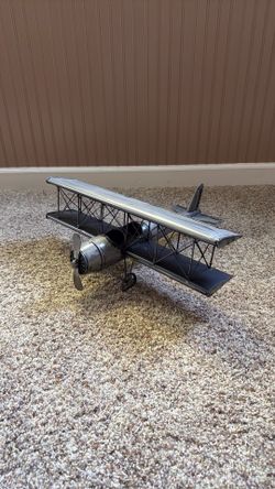 Decor Tin Airplane
