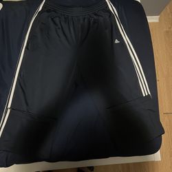 Baggy Navy Blue Adidas Sweatpants 