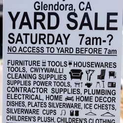 Multifamily Yard Sale Garage Sale