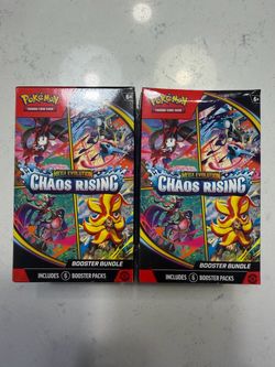2x Pokemon Chaos Rising Booster Bundles