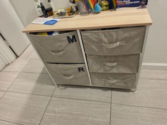 Storage bin sideboard