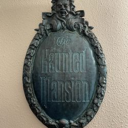 Haunted Mansion Plaque