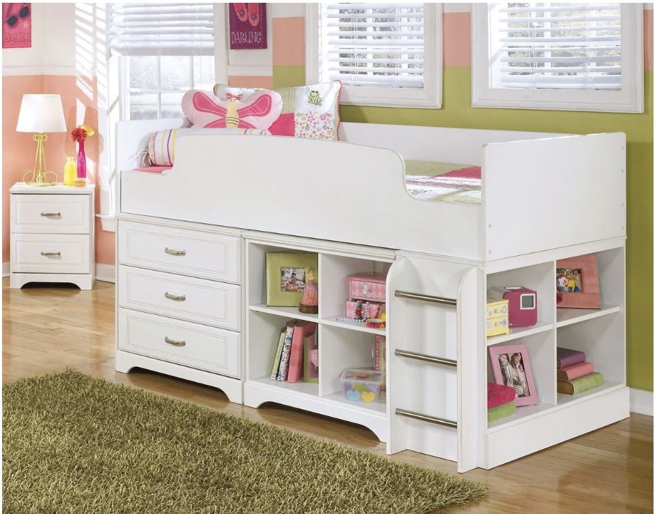 Twin Loft Bed & Mattress