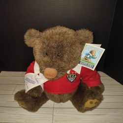 Vintage Grizzly Grabinski Lands End Rugby Bear Gund 12" Plush Toy 1994 New