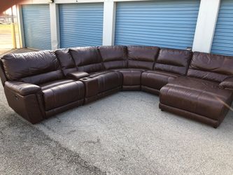 Power Reclining Sectional Couch