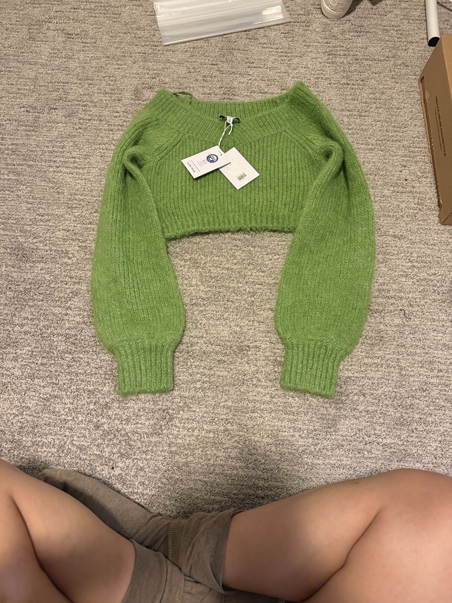 Other Stories Green Sweater