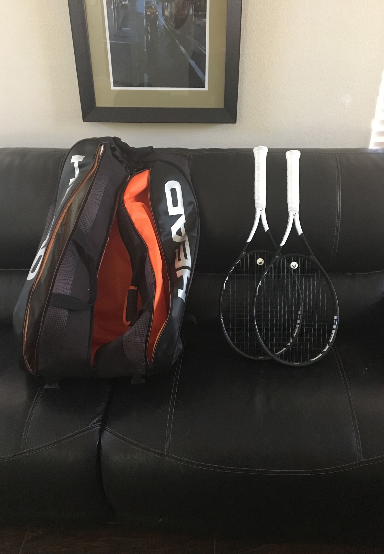 Rackets head with a new bag head 2019