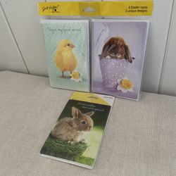 90s Easter Cards  STATIONERY 2 packs  American Greetings Easter Cards for Kids bunny
