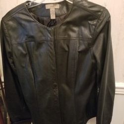 Men's Black  Leather  Jacket 