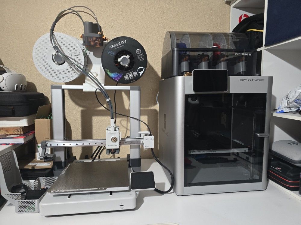 Bambu Lab X1C With AMS and Bambu Lab A1 With AMS Lite