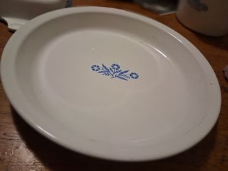 Antique Corningware first piece is covered roasting sauce maker mini roasting pan and beautiful pie dish