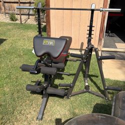 FitVibes Bench Press Set 