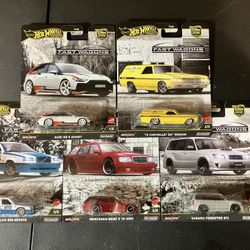 Hot Wheels 2025 Car Culture Fast Wagons - Set of 5