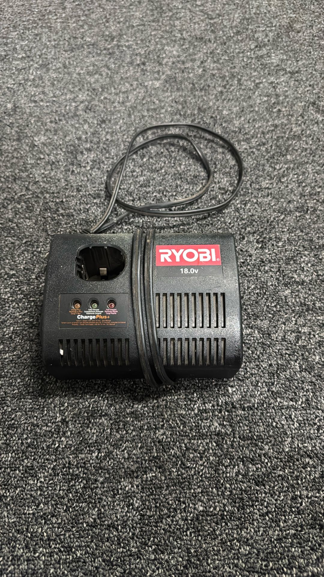 Original Ryobi P110 18v Battery Charger - Charge Plus NiCd Drill Power Tools OEM