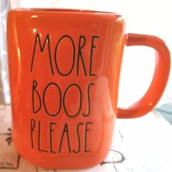 Hilarious " More Boos Please " Mug Rae Dunn Collection New