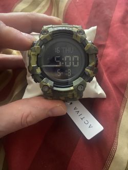 Brand New! Activa X Invicta Camouflage Digital Men’s 56mm Watch With Box And Papers!