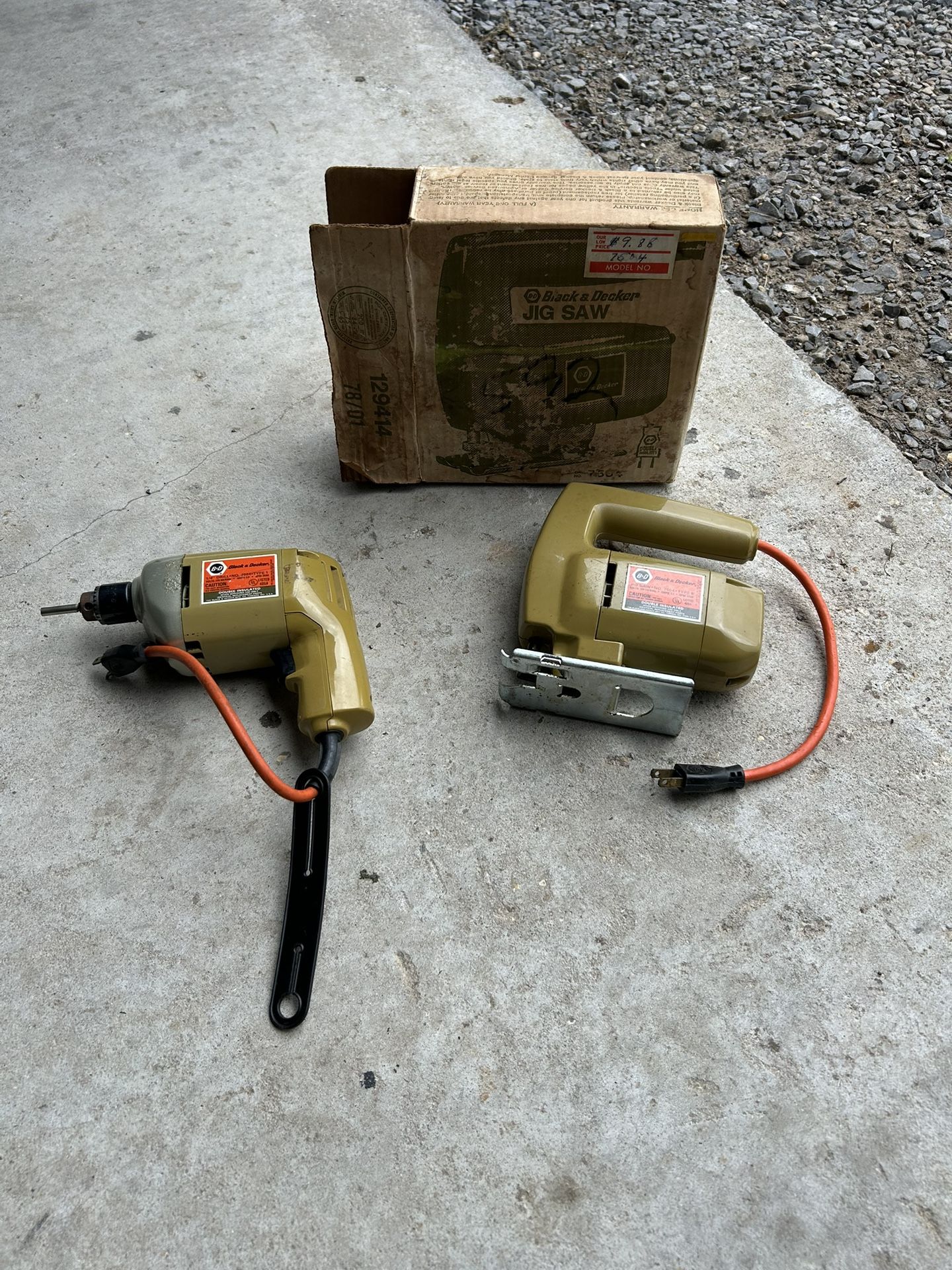 Vintage Black And Decker Power Tools