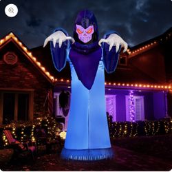 8 Feet Tall Inflatable Halloween Spooky Warlock