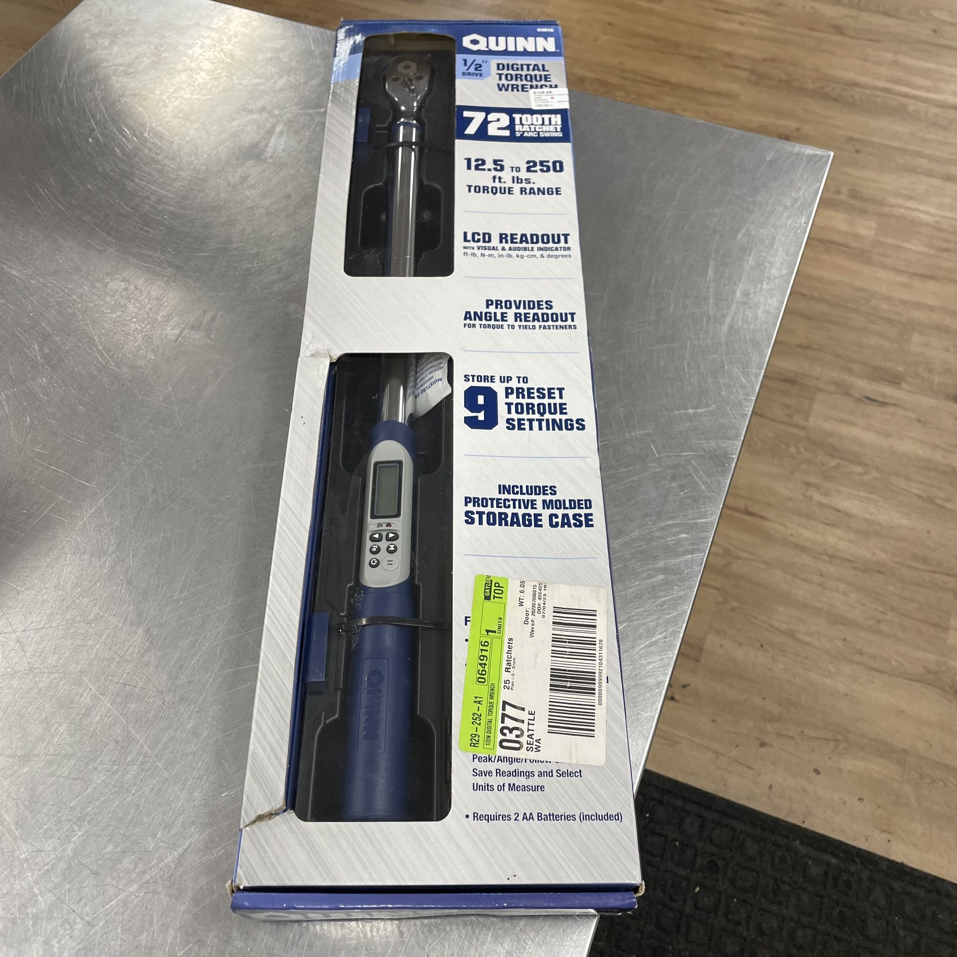 Quinn 1/2” Digital Torque Wrench 198182
