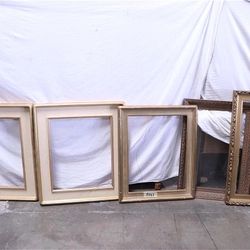5 Vintage Wood Frames For Paintings 