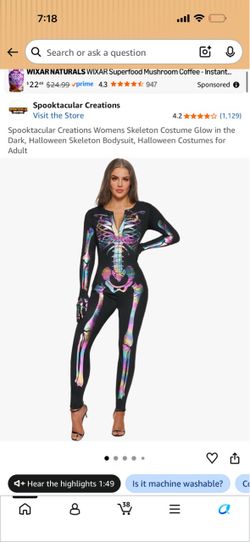 Women’s  Large skeleton one piece
