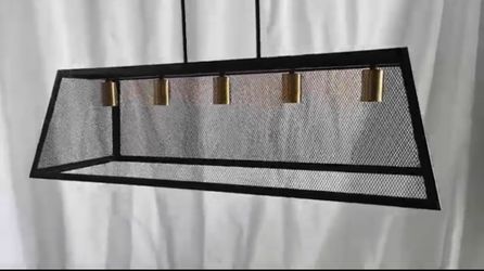 Chandelier black Mesh New  