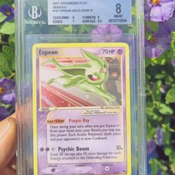 pokmon card gold star psa 10 gem mint espeon Pop Series 5 16/17 8 Commemorate your favorite tabletop game with this Espeon GX 2019 Pokemon Sun PSA 9  Espeon POP