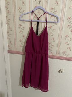 Women’s burgundy dress (size Medium)
