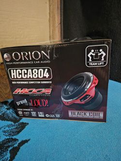 New Orion HCCA 8" subwoofer 4+4  1500 Rms
