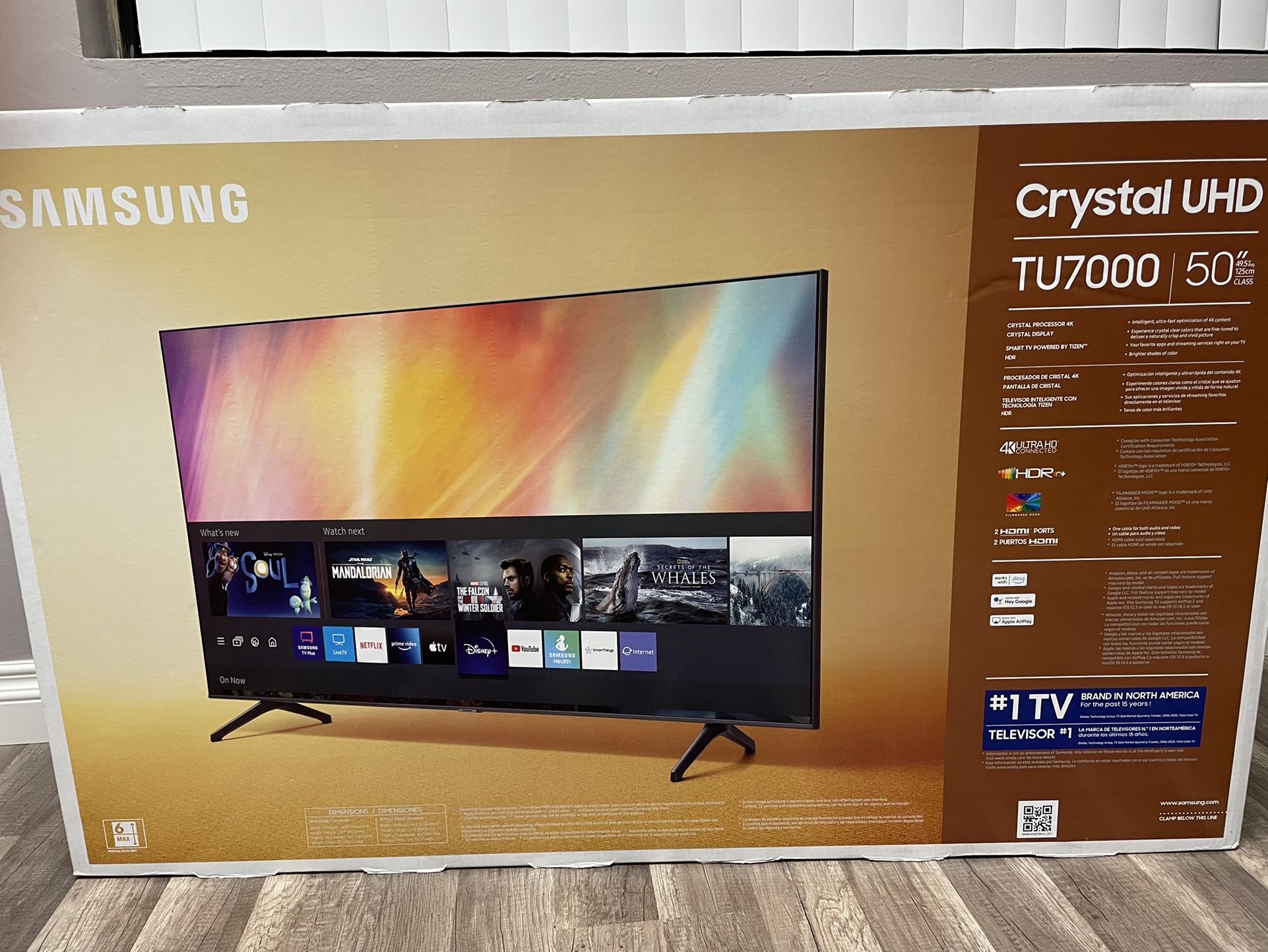 Samsung TU7000 50” 4K UHD Smart TV