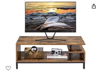 55in TV Stand/Coffee Table - Rustic Brown