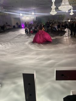 wedding quinceañeras reserve for your event cold spark effect for the waltz in the clouds led robot and number with led light