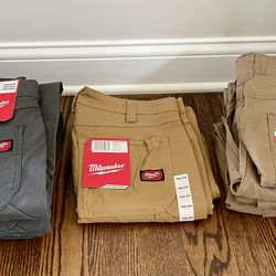 Milwaukee Men's Work Pants 38” or 36”